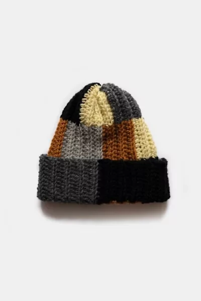 MARVES new york Upcycled Scrap Yarn Crochet Beanie