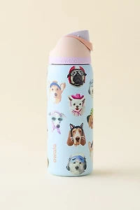 Owala UO Exclusive Dog Collage FreeSip 32 oz Water Bottle