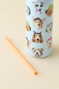 Owala UO Exclusive Dog Collage FreeSip 32 oz Water Bottle