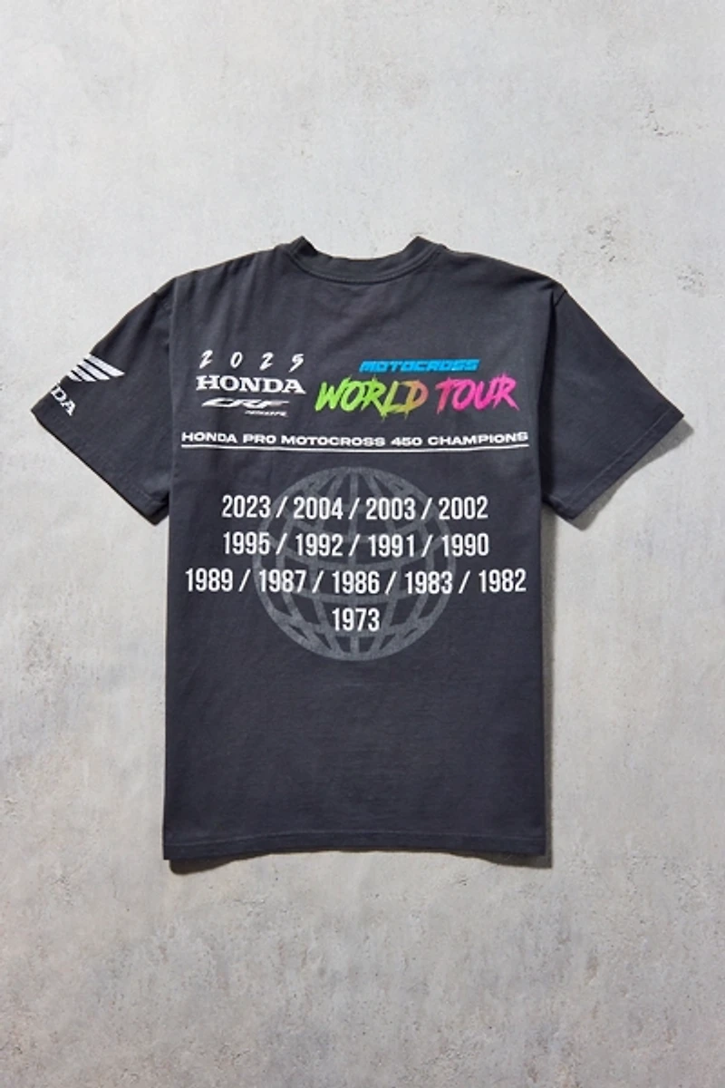 Honda Motocross World Champions Graphic Heavyweight Cotton Tee