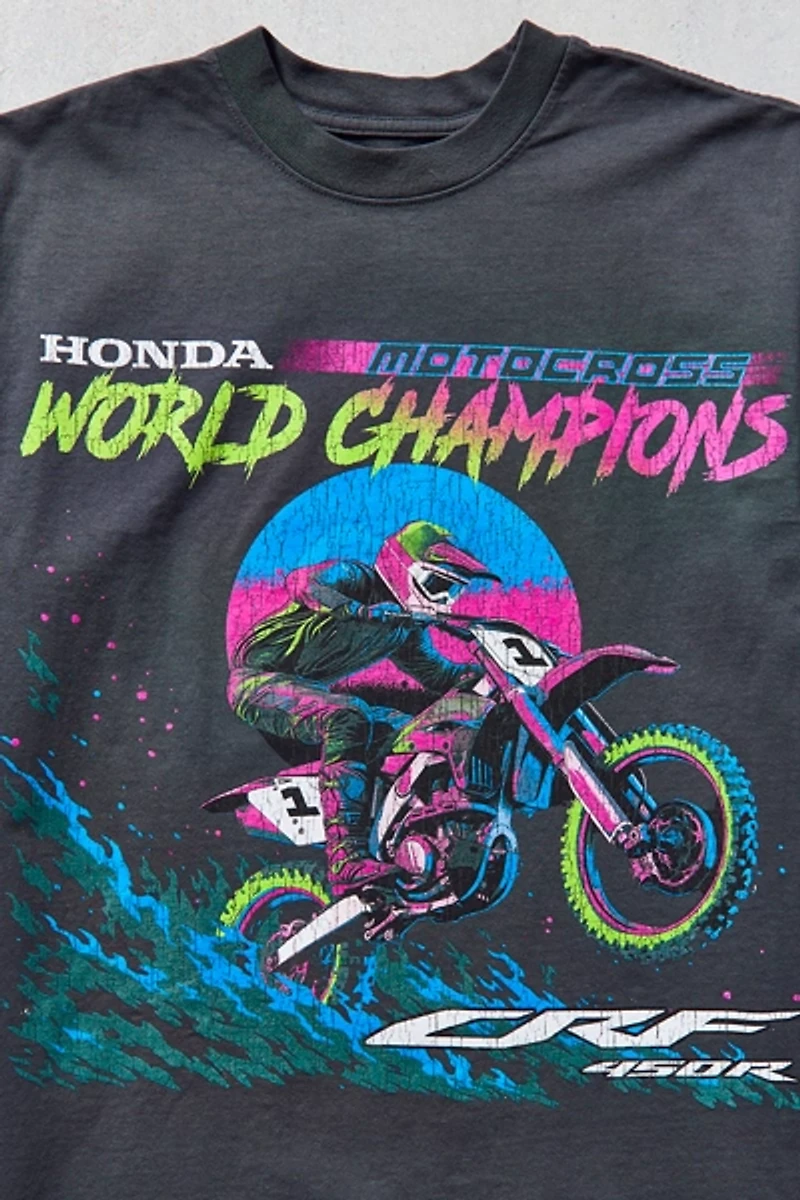 Honda Motocross World Champions Graphic Heavyweight Cotton Tee