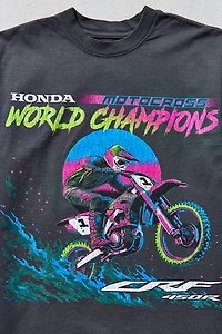 Honda Motocross World Champions Graphic Heavyweight Cotton Tee