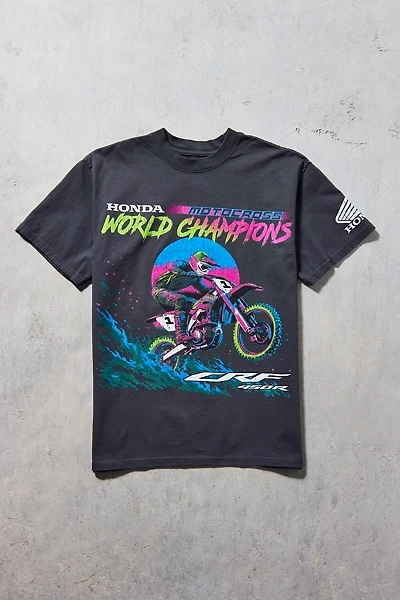 Honda Motocross World Champions Graphic Heavyweight Cotton Tee