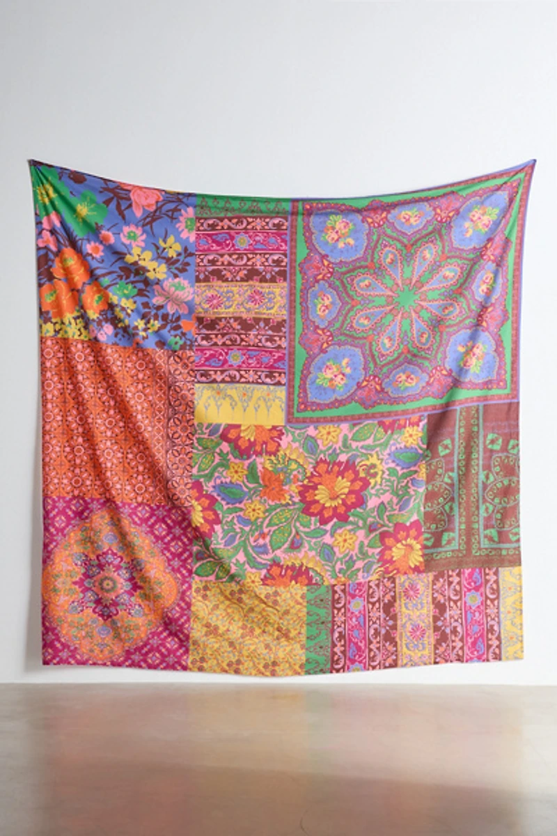Festival Floral Patchwork Oversized Tapestry