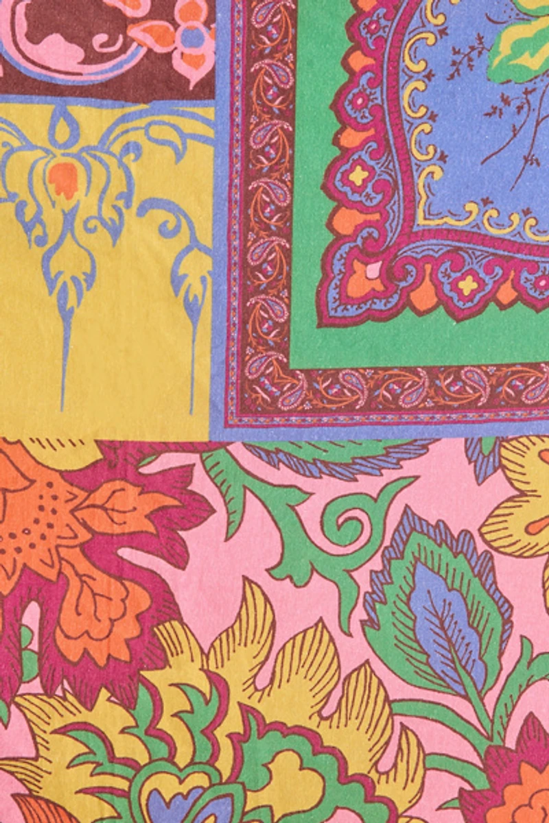 Festival Floral Patchwork Oversized Tapestry