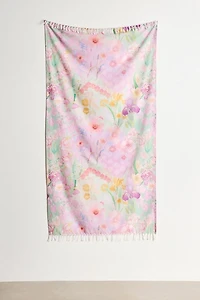 Whimsical Garden Floral Tapestry