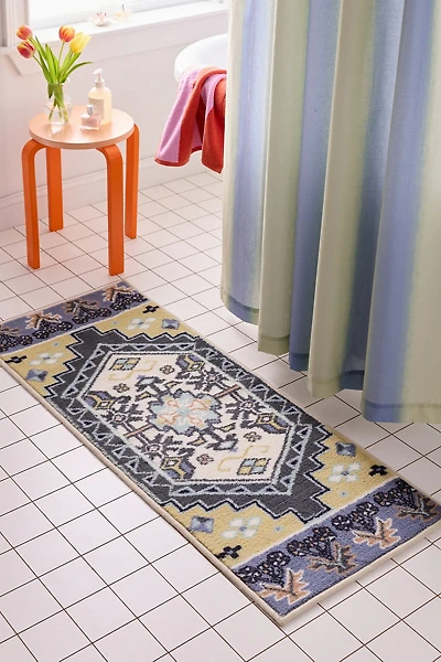 Beck Medallion Printed Bath Mat