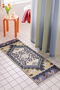 Beck Medallion Printed Bath Mat