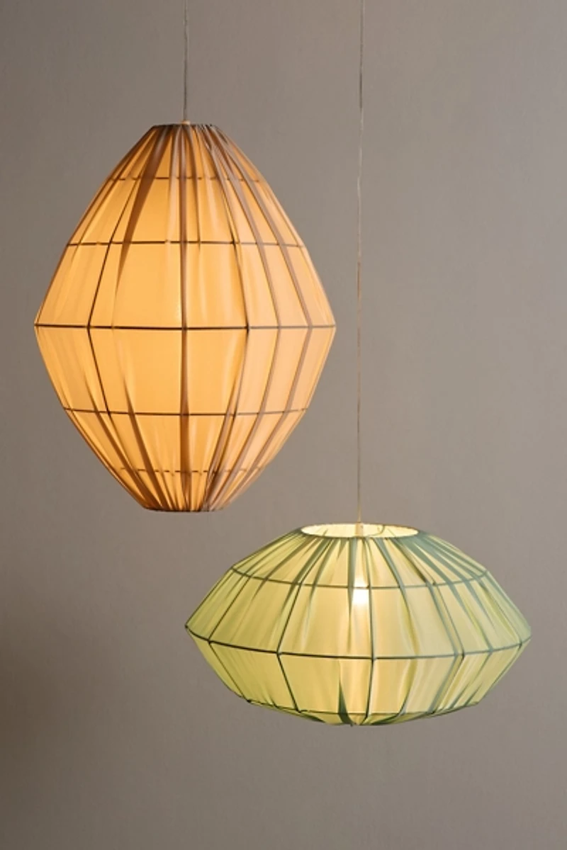 Gina Silky Hanging Lantern Pendant Light