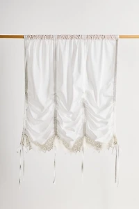 Wispy Crochet Trim Balloon Window Valance