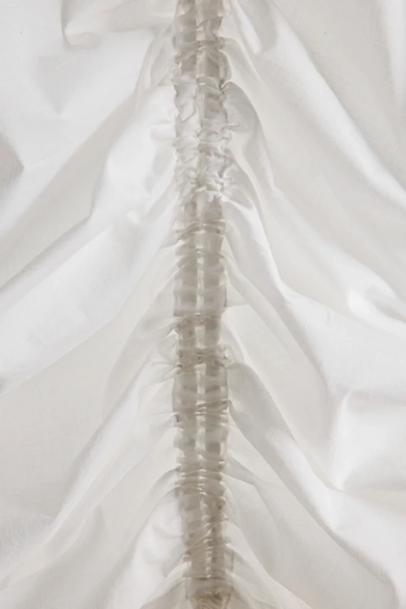 Wispy Crochet Trim Balloon Window Valance