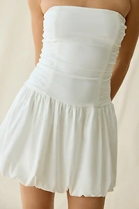 Lulus Molly Bubble Hem Strapless Mini Dress