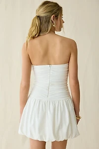 Lulus Molly Bubble Hem Strapless Mini Dress