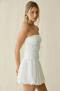 Lulus Molly Bubble Hem Strapless Mini Dress