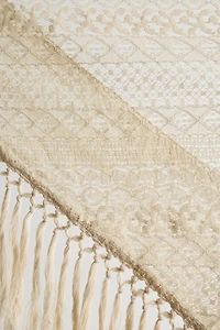 Lace Fringe Scarf Window Valance