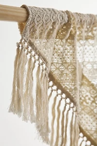 Lace Fringe Scarf Window Valance