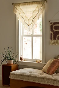 Lace Fringe Scarf Window Valance