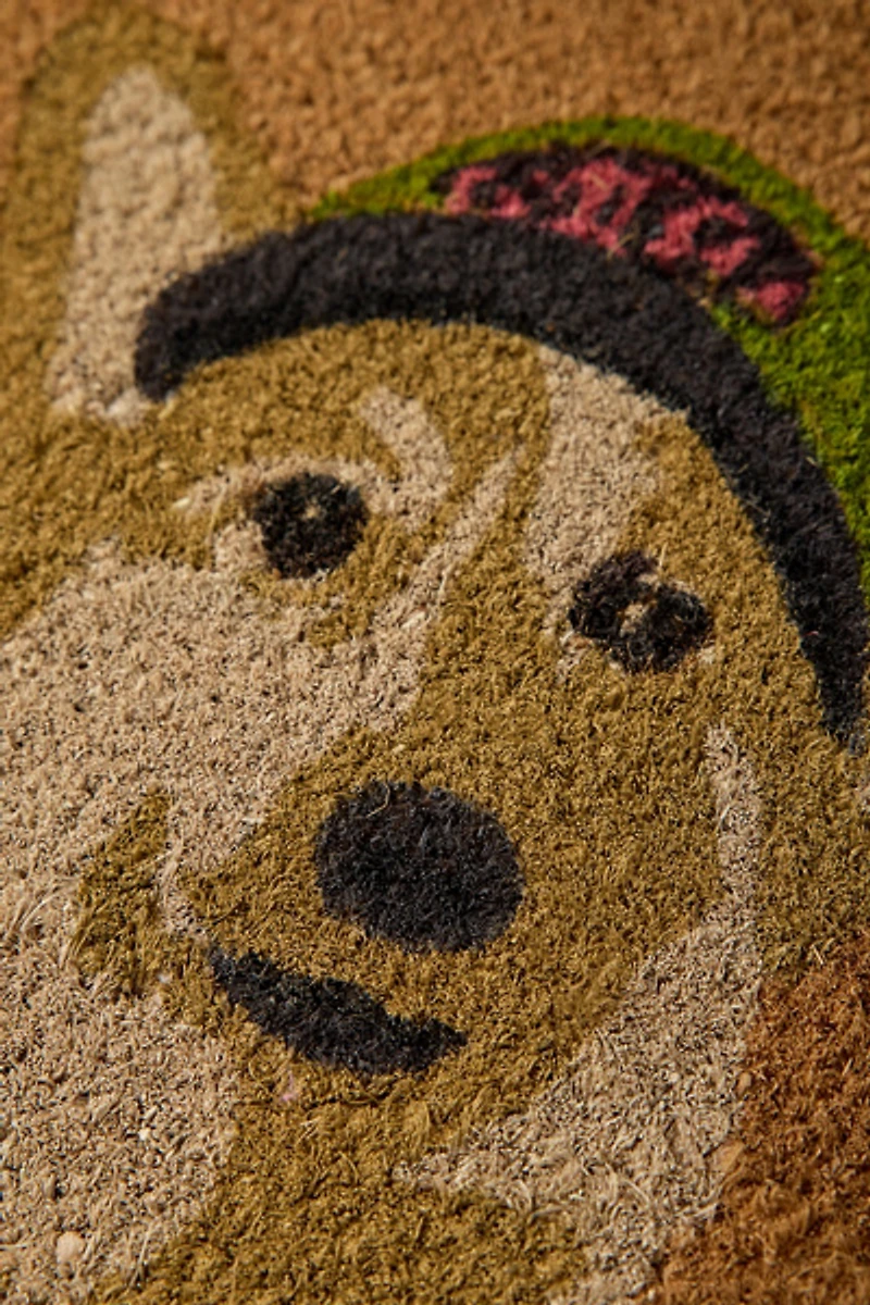Dog Collage Coir Doormat