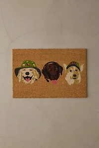 Dog Collage Coir Doormat
