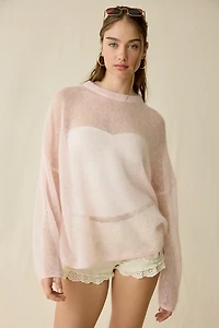 Muse Assembly Willow Sheer Oversized Sweater
