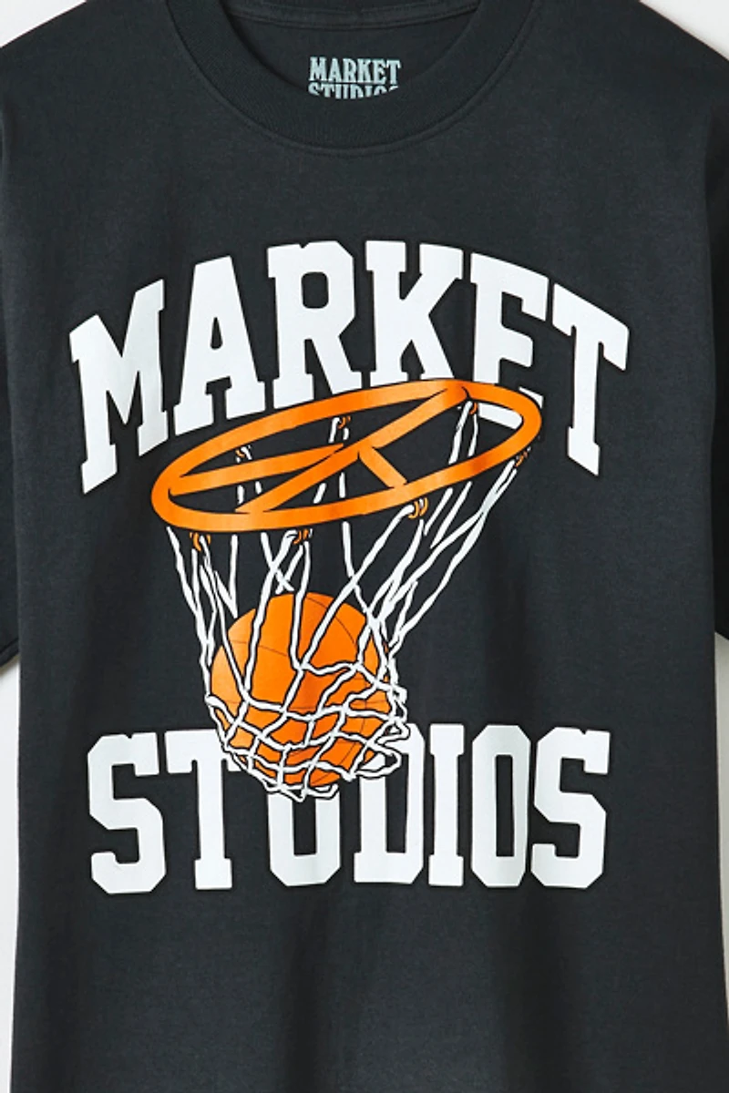 Market Studios Shooting For Peace Graphic Tee