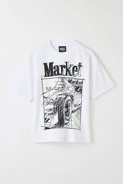 Market Studios Scribbled Formula 1 Graphic Tee