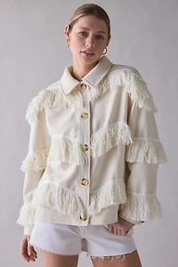 Ghospell Solia Oversized Fringe Jacket