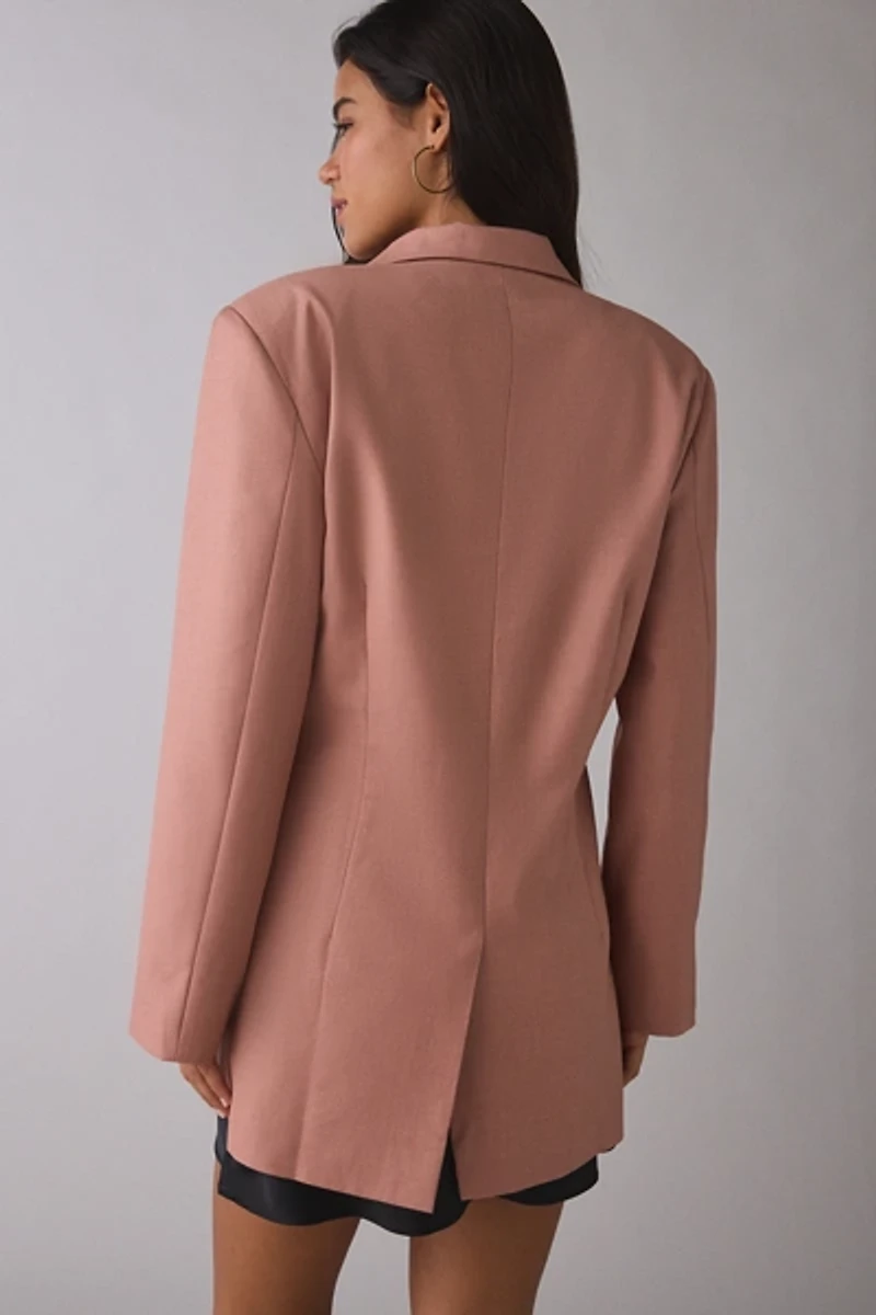 Ghospell Rydel Lace-Up Tie Blazer