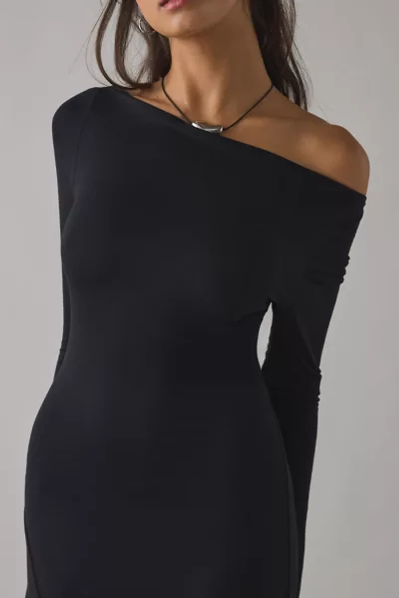 CAMPBELL&KRAMER X ReMADE By UO Demeter Boatneck Maxi Dress