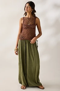 BDG Nate Sheer Net Tank Top