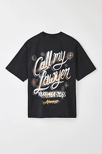 Market Studios Call My Lawyer Airbrush Graphic Tee