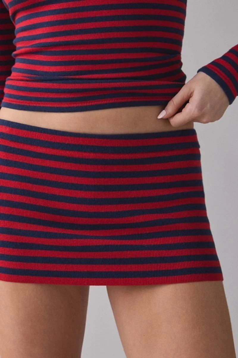 Frankies Bikinis Marialla Sunday Stripe Mini Skort