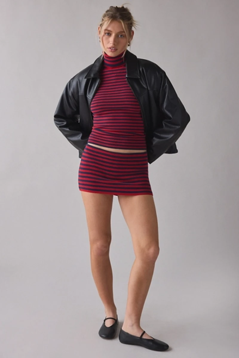 Frankies Bikinis Marialla Sunday Stripe Mini Skort