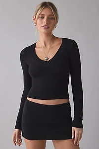 Frankies Bikinis Marialla Cloud Knit Mini Skort