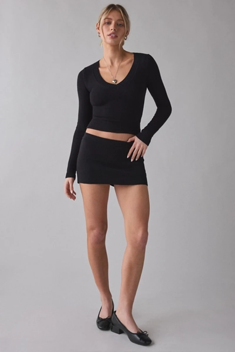 Frankies Bikinis Marialla Cloud Knit Mini Skort