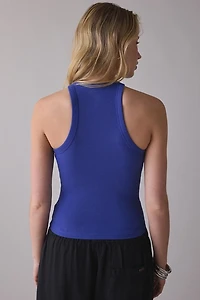 BDG Off-Duty Ribbed High Neck Tank Top
