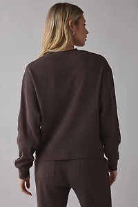 Frankies Bikinis Noah Walnut Thermal Long Sleeve Tee