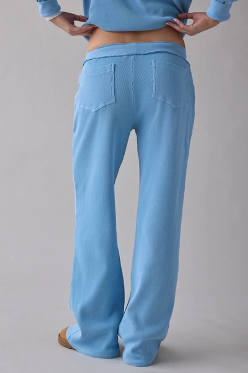 Frankies Bikinis Emma Thermal Low-Rise Pant