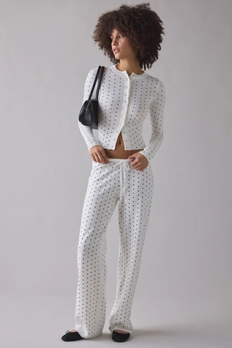 Frankies Bikinis Mellow Belle Of The Ball Cloud Knit Pant