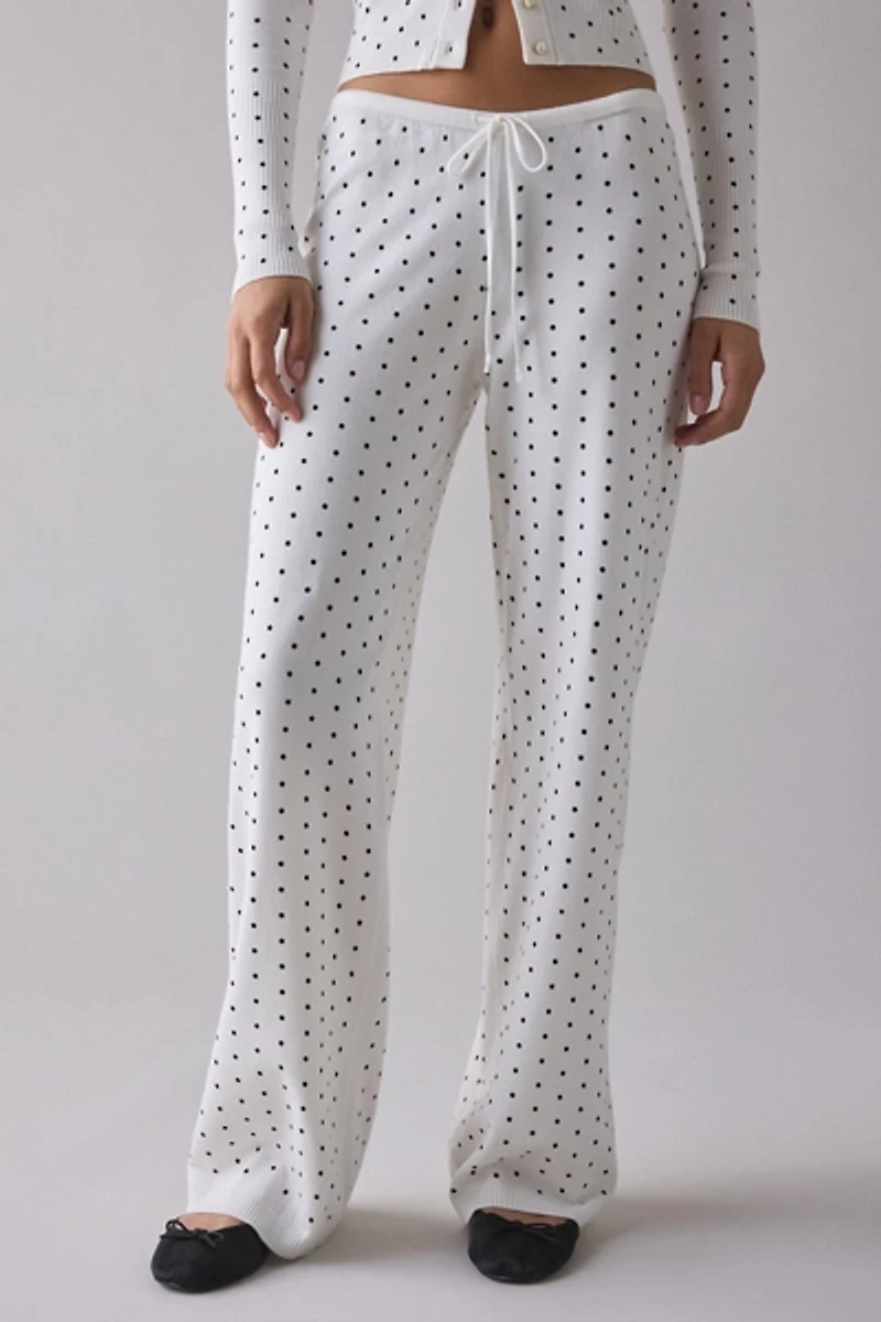 Frankies Bikinis Mellow Belle Of The Ball Cloud Knit Pant