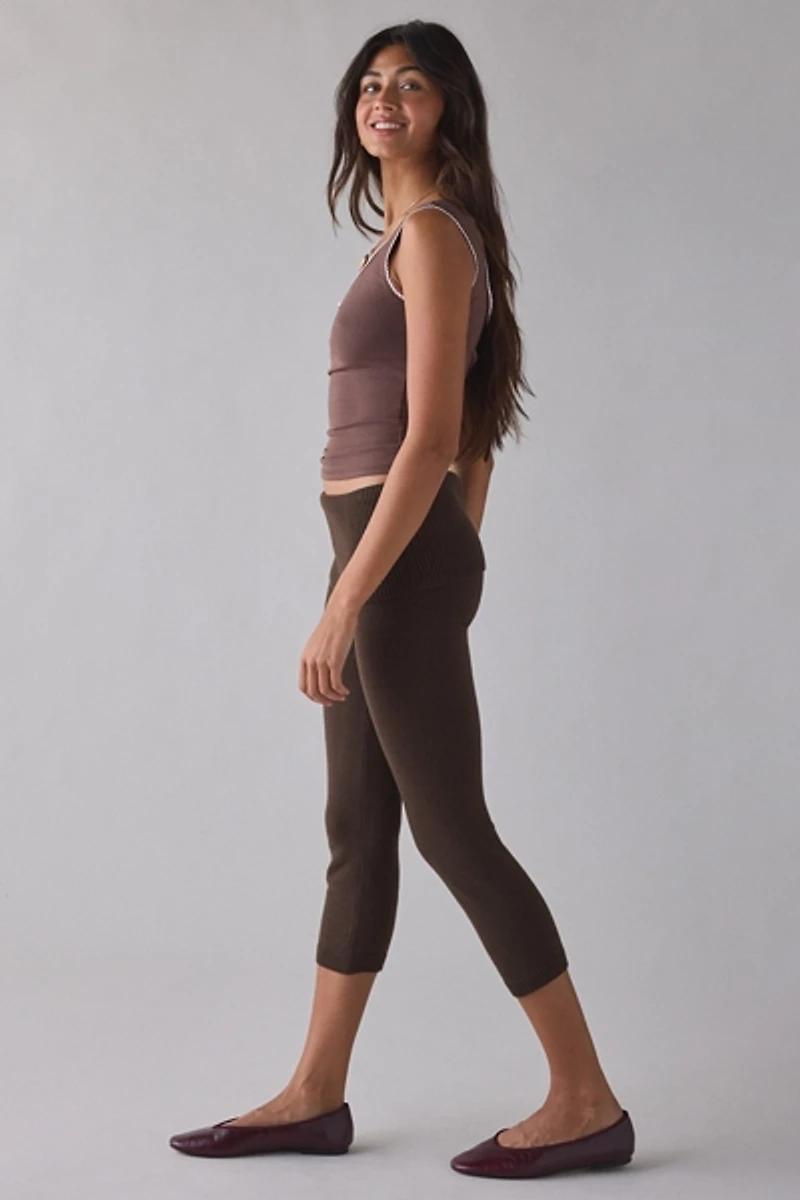 Frankies Bikinis Milo Cloud Knit Capri Pant