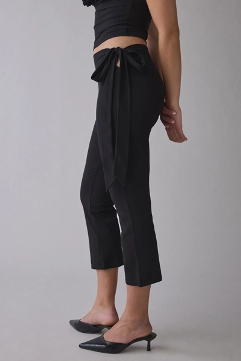 Frankies Bikinis Jay Side-Tie Capri Pants