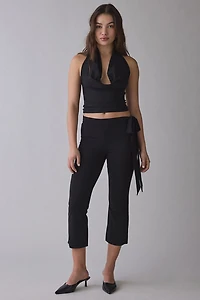 Frankies Bikinis Jay Side-Tie Capri Pants