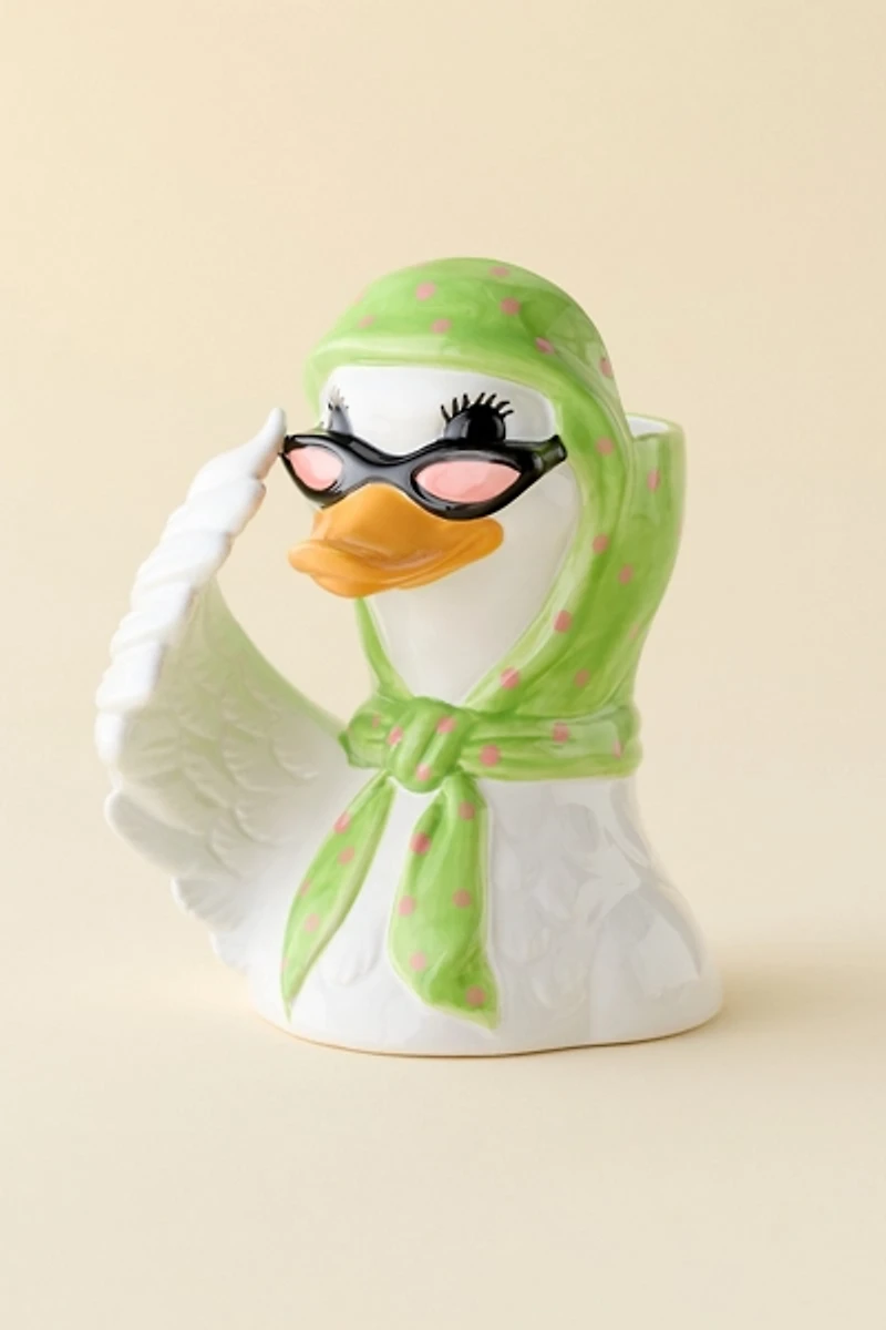 Goose Ceramic Utensil Holder