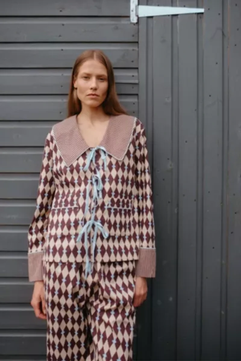 TBCo Cotton Harlequin Pajama Set