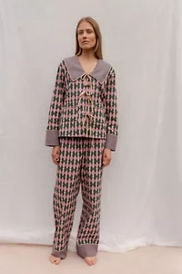 TBCo Cotton Harlequin Pajama Set