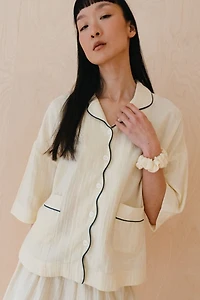 TBCo Cotton Scalloped Pajama Set