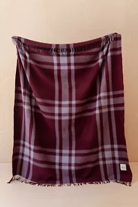 TBCo Recycled Wool Plaid Throw Blanket