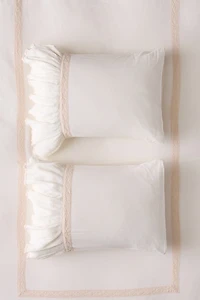 Cali Dream Boho Ruffle Cotton Gauze Sham Set