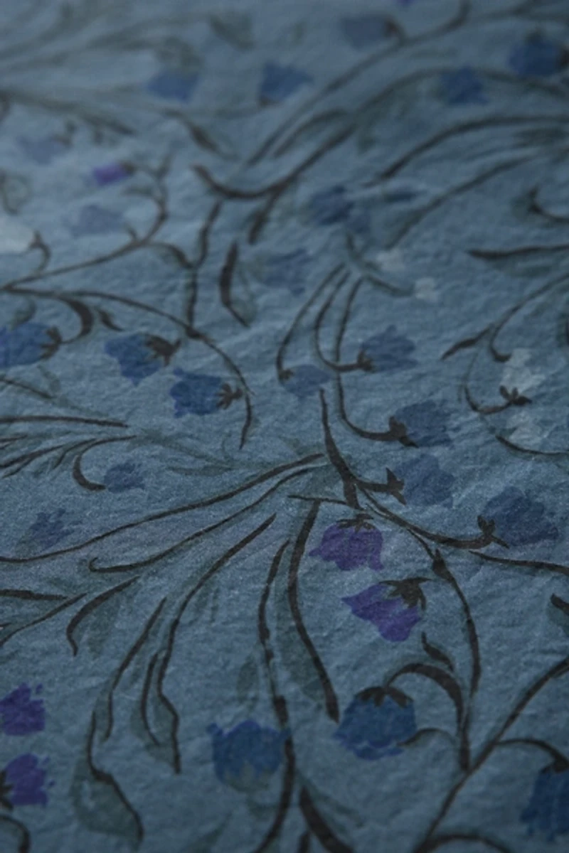 Lily Of The Valley Floral Cotton Percale Duvet Cover